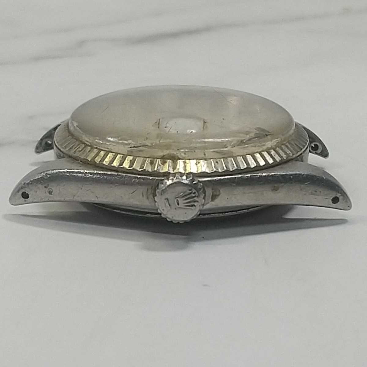 324同梱NG ROLEX DATEJUST Ref:1601 Cal:1570 1965～1966年製 ロレックス デイトジャスト ヴィンテージ 腕時計 自動巻き メンズ ジャンクの画像4