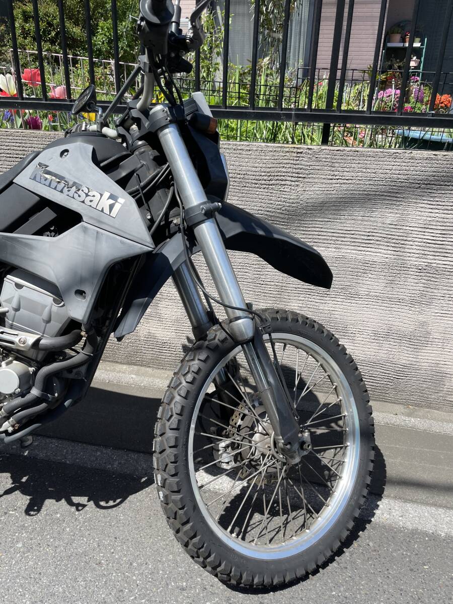 KAWASAKI Kawasaki KLX250 D Tracker off шоссейный велосипед восстановительная база авто не на ходу снятие деталей Junk 