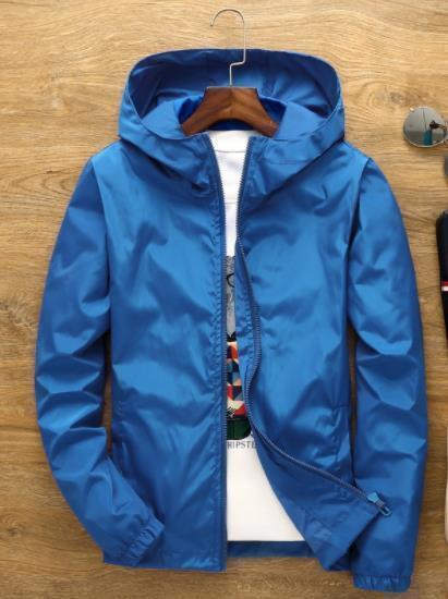 мужской 　 пиджак 　... гаечный ключ  пальто 　 одноцветный  　 с капюшоном ...　 большой  размер  　... цвет  S-7X DJ1807