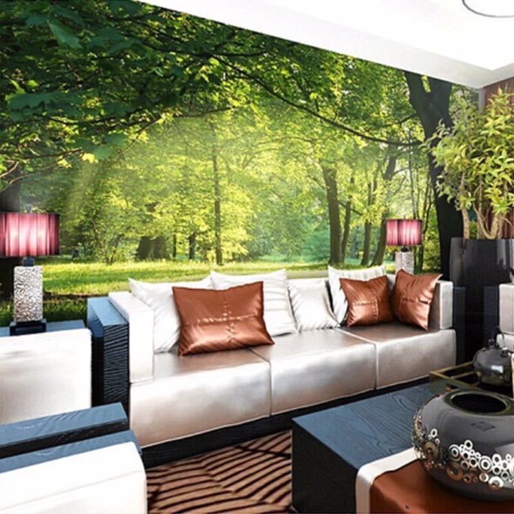 カスタム写真の壁紙 3D 自然景観壁の装飾リビングルームのベッドルームの壁紙YWQ671_画像3