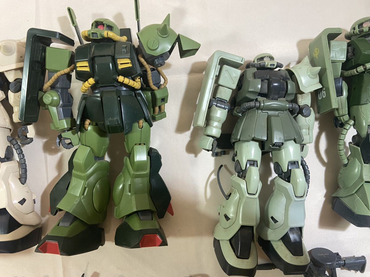 G gun pra Junk MG1/100 The kⅠ The kⅡ collection settled various 5 body set lack of equipped parts taking ..