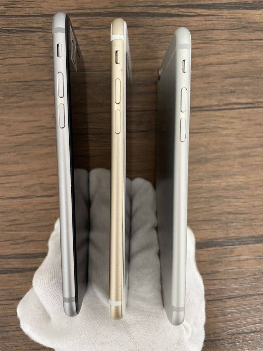 Apple（アップル）iPhone6 スペースグレイ ゴールド シルバー　3台セット 利用制限◯ スマートフォン アイフォン ジャンク 部品取り_画像4