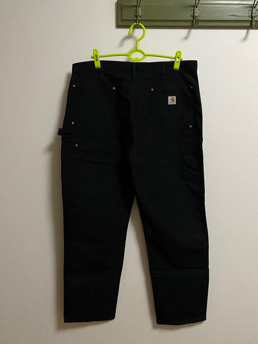 希少　カーハート ダブルニー USA製 ペインター パンツ ブラック Carhartt ワーク 古着