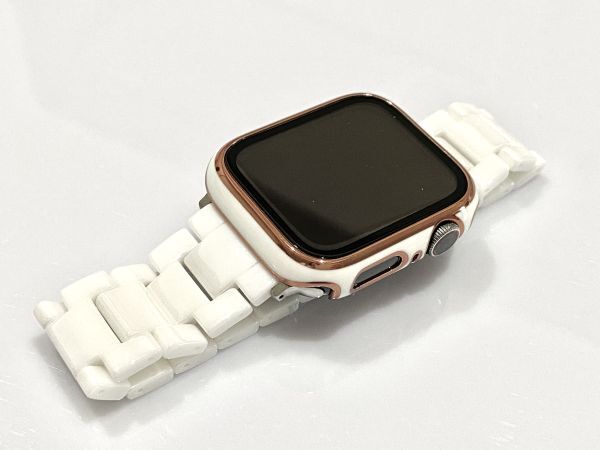 アップルウォッチバンド セラミックベルト Apple Watch セラミック ホワイト メンズ　レディース　001_画像3