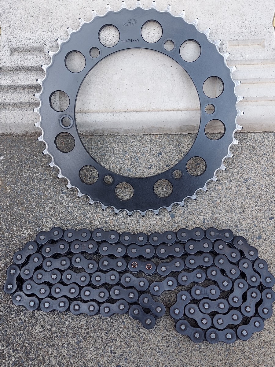 GPZ900R convert rear sprocket chain 