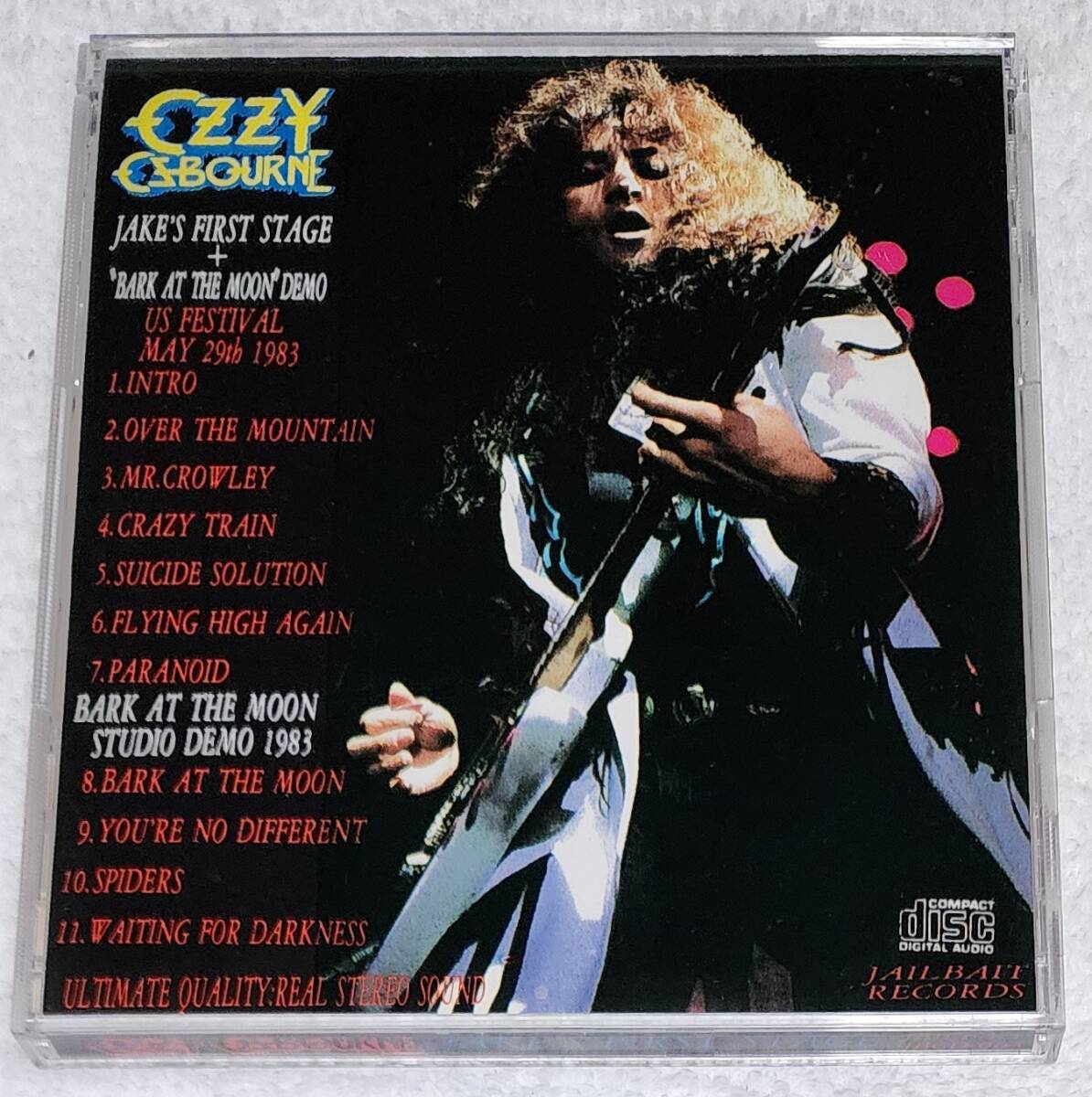 OZZY OSBOURNE / JAKE'S FIRST STAGE + "BARK AT THE MOON" DEMO_画像2