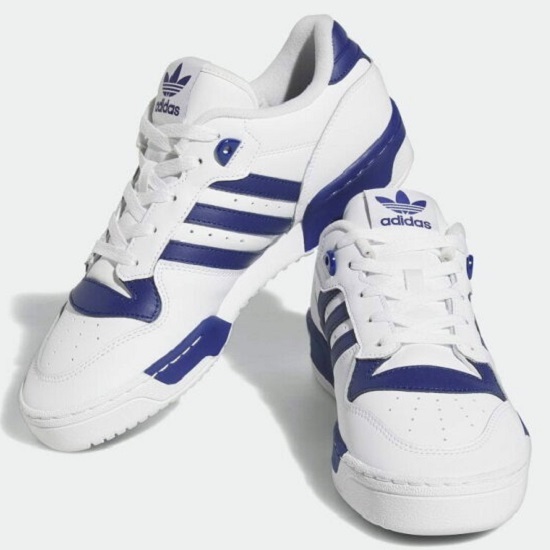  Adidas Originals соперник Lee low 27.5cm обычная цена 14300 иен белый / голубой белый синий Originals RIVALRY LOW спортивные туфли 