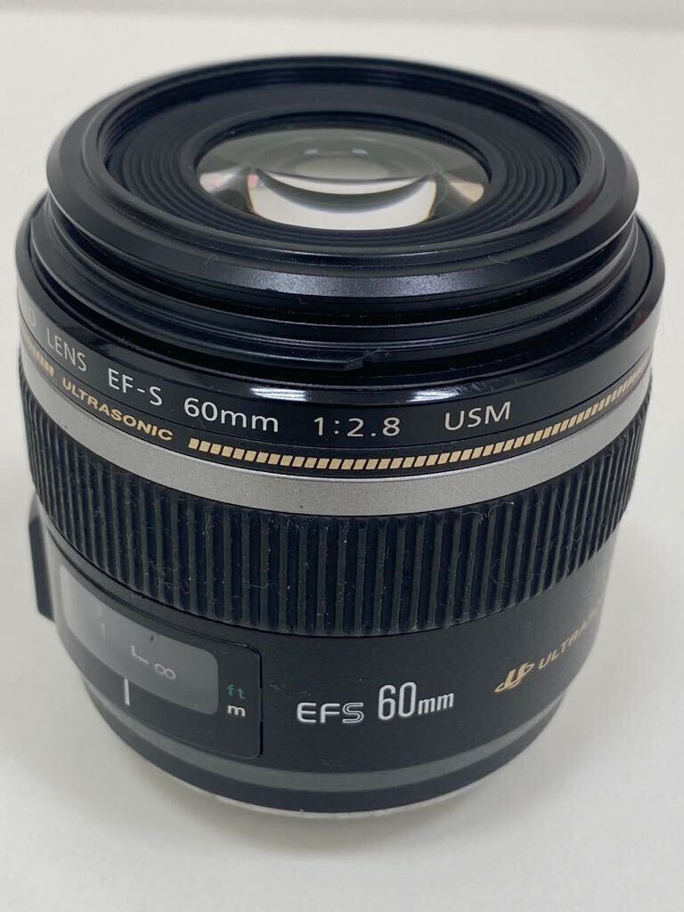 ☆キャノン Canon MACROLENS EF-S 60mm1:2.8 ULTRASONIC ♯206の画像3