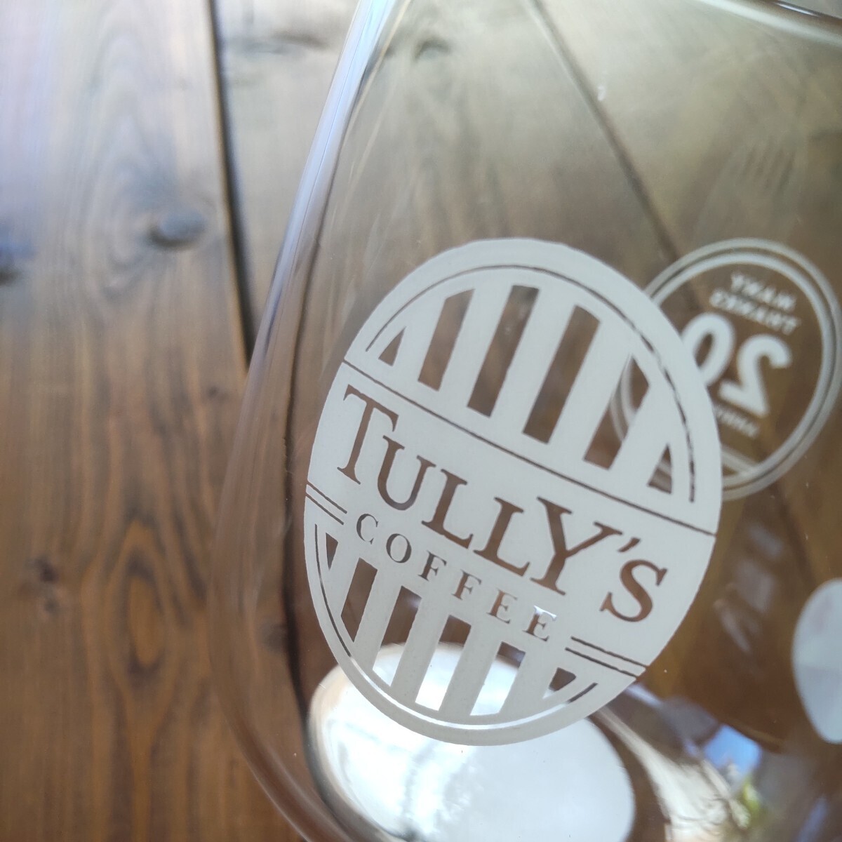 TULLY'S COFFEE タリーズコーヒー●20周年アニバーサリー限定品 耐熱グラス　硝子マグカップ_画像3