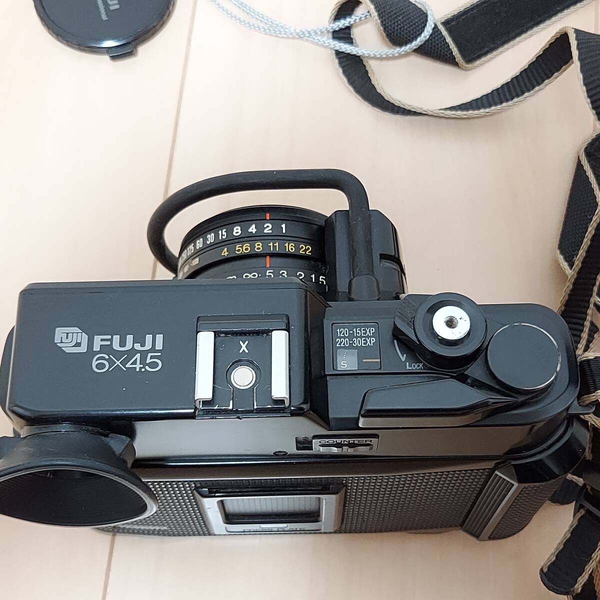富士フィルム FUJI GS645S Professional Wide60 EBC FUJINON 60mm 1:4 中判カメラ フィルムカメラ 6X4.5 ジャンク 中古 ◆21736の画像5