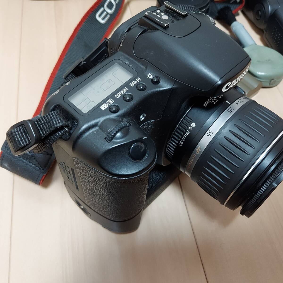 Canon キャノン EOS 30D、EF-S 18-55mm 1:3.5-5.6 II USM、BATTERY GRIP BG-E2、他 中古 現状品◆20322-21433_画像4