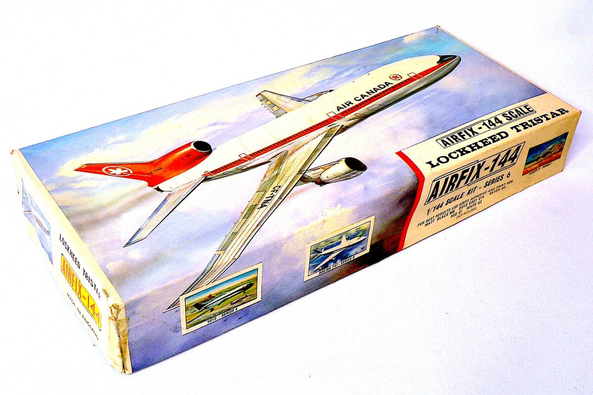 Airfix/エアフィックス 絶版 1/144 ロッキード トライスター カナダ航空 旅客機 プラモデル 未使用 未組立 中袋未開封 超稀少_画像3