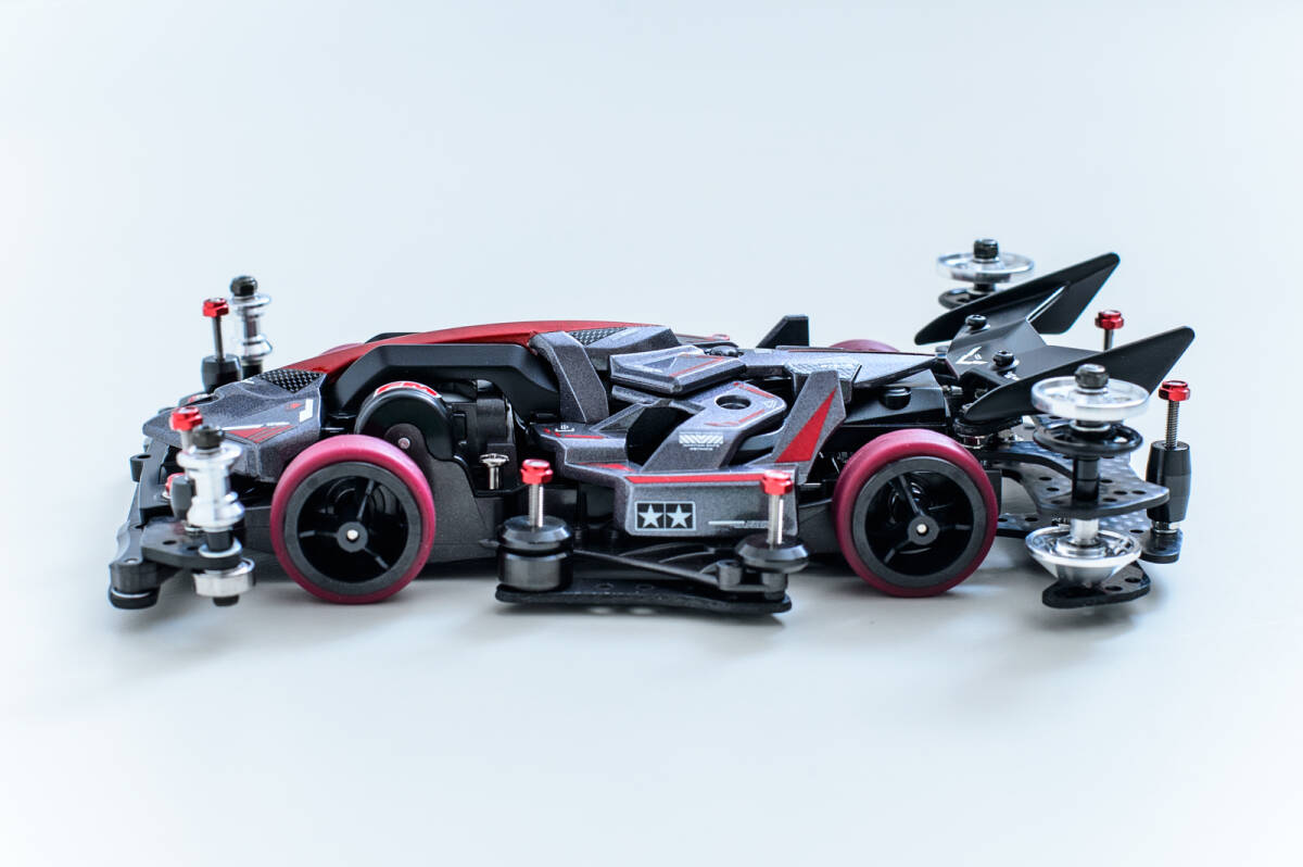 から厳選した 最終 フルベアリング塗装済み完成品・未走行 マッハフレームFM-A ミニ四駆