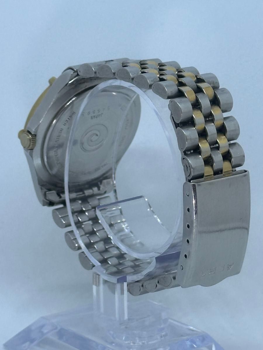 SEIKO ALBA セイコー アルバ Y102-6120 新品電池交換 デイト 腕時計 ボーイズ メンズ スキューバ 稼動品