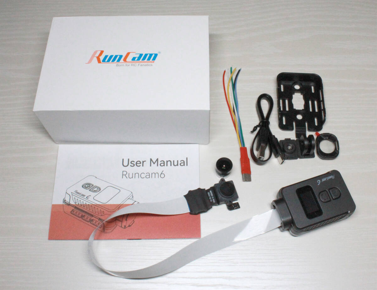 RunCam6 延長加工 レンズ交換式 ピンホールレンズ+純正レンズ RunCam6 延長加工 レンズ交換式 ピンホールレンズ+純正レンズ