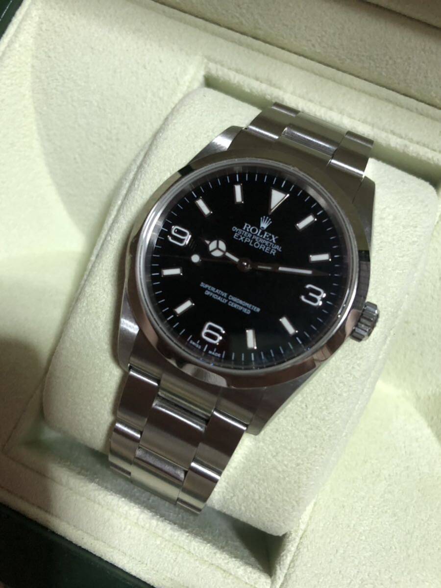  beautiful goods ROLEX Rolex Explorer 1 wristwatch 36 millimeter 114270 Z number 2007 year k.-k buy accessory equipping regular goods one owner 