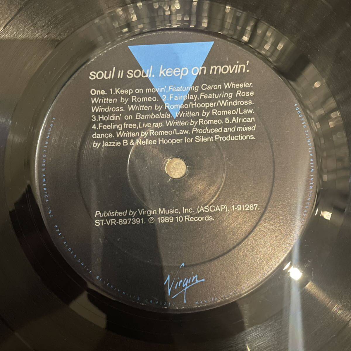 Soul II Soul／Keep On Movin LPレコード USオリジナル_画像3