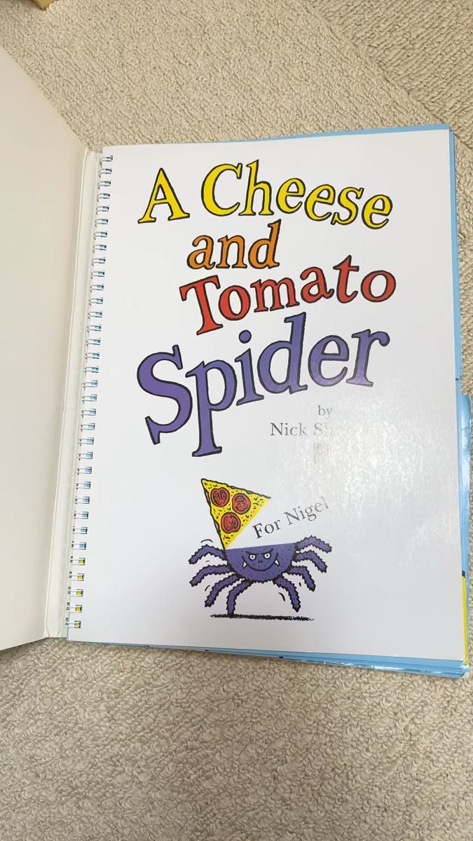 A Cheese and Tomato Spider 英語絵本