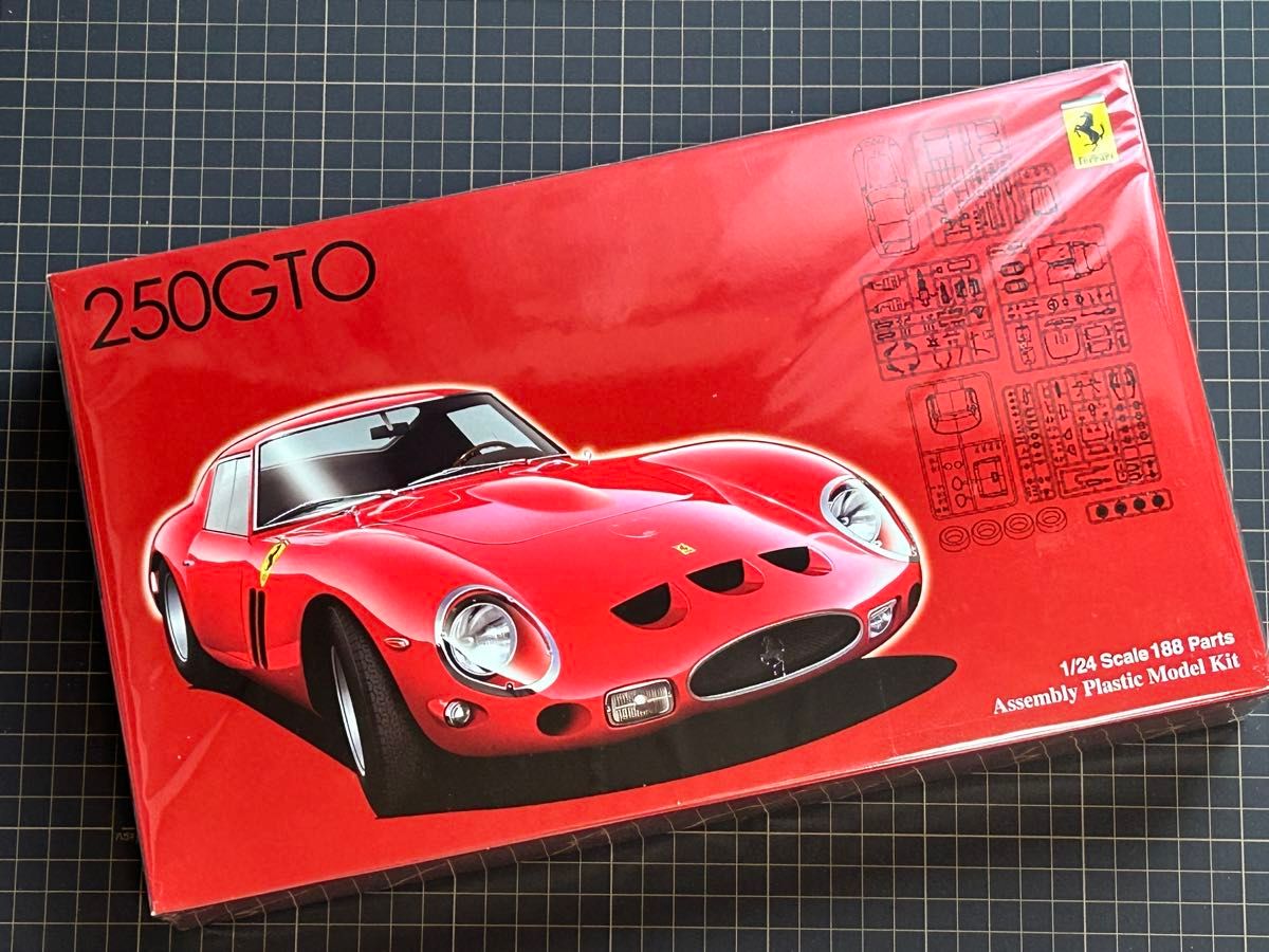 (A)1/24 フジミ 126661 Ferrari 250 GTO 特別仕様(ワイヤーホイール付き)