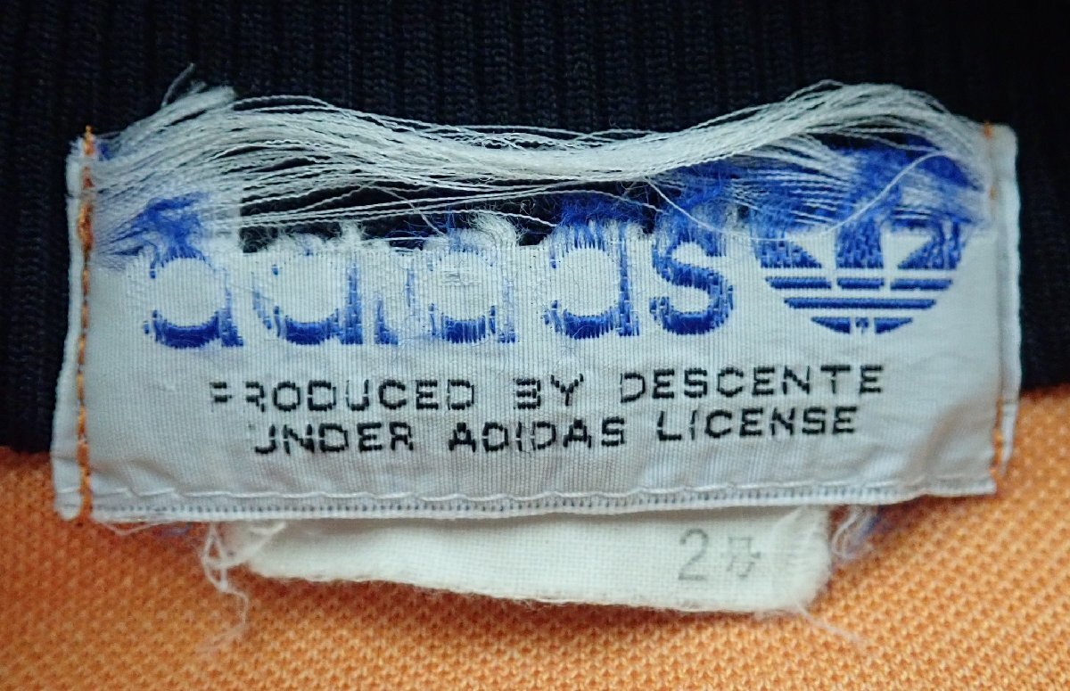 *adidas Adidas спортивная куртка 80*s Vintage Descente производства orange черный джерси б/у одежда 