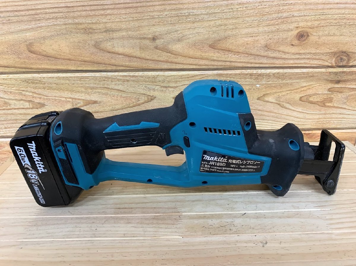 ■【中古美品】MAKITA　マキタ　JR189DRGX　充電式レシプロソー 工具 電動 DIY 大工 職人_画像7