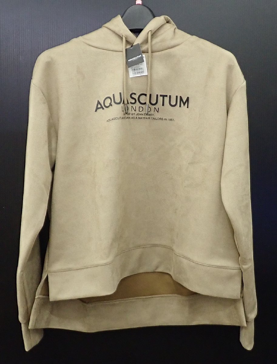 ◎未使用　AQUASCUTUM　アクアスキュータム　トップス　パーカー　表記サイズ8　レディースS相当_画像1