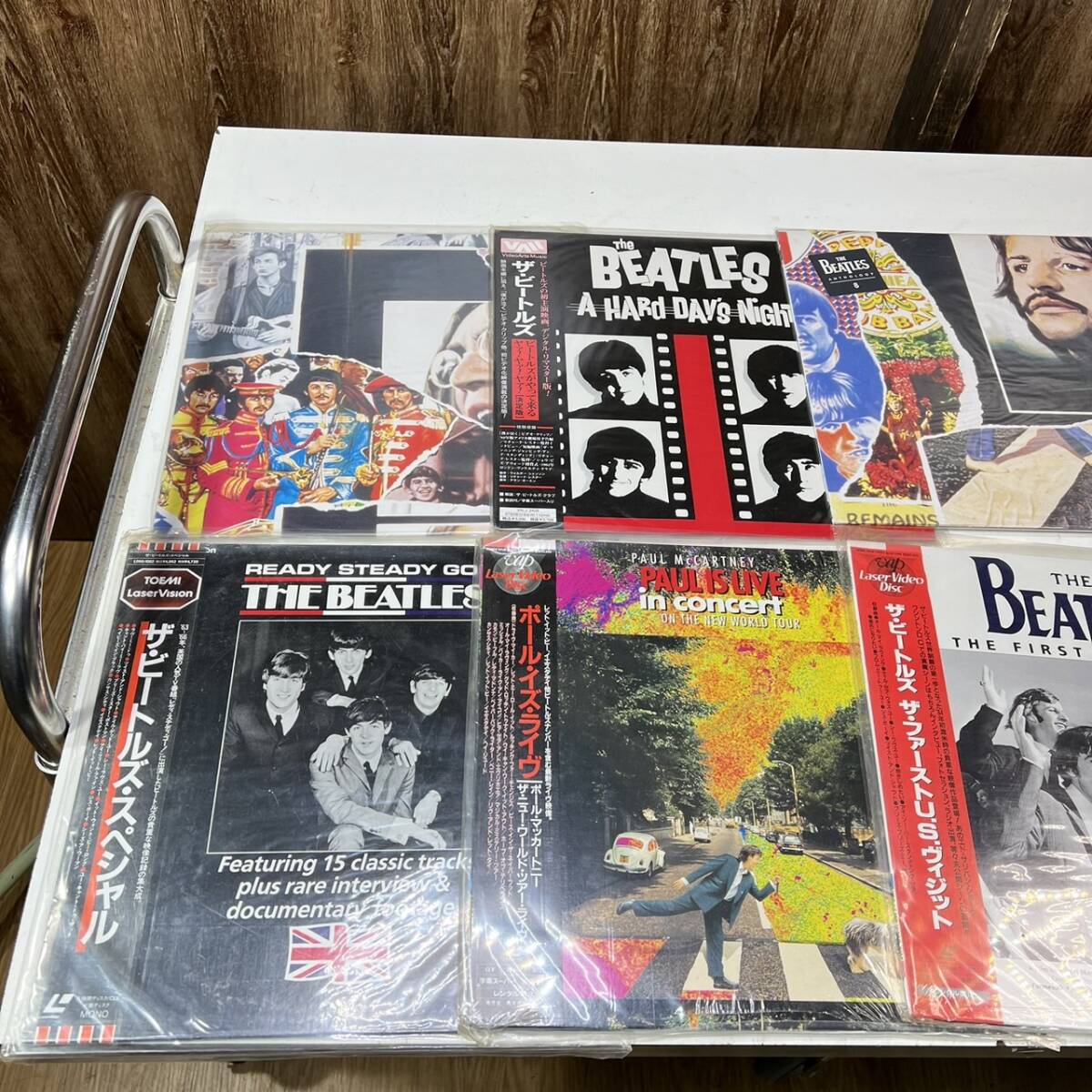 D993 [ Kanagawa префектура Atsugi-shi * текущее состояние товар *1 иен старт ] лазерный диск комплект продажа комплектом retro Beatles paul (pole) McCartney 
