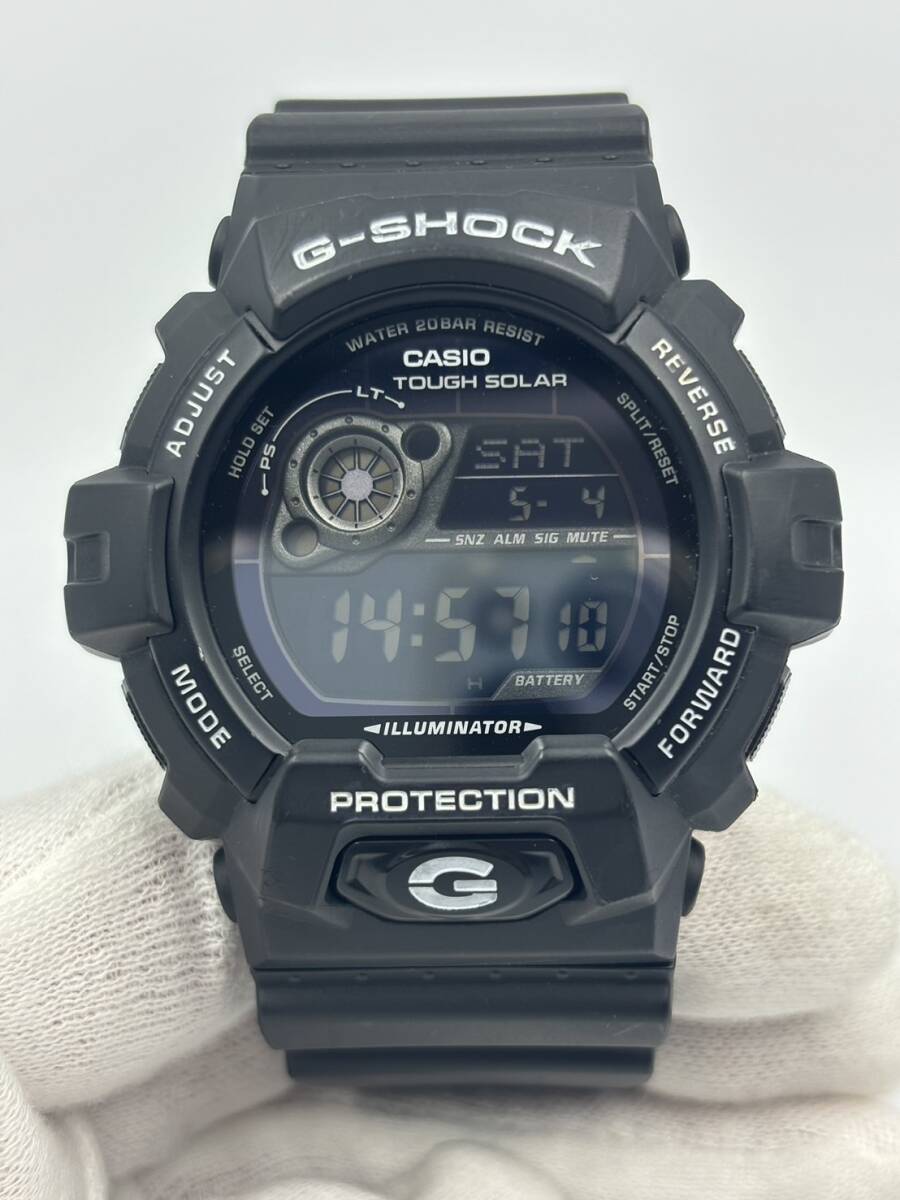 ◎【売り切り】 1円 CASIO カシオ G-SHOCK GR-8900 A 腕時計 デジタル ブラック タフソーラー 反転液晶 ラバー ステンレス 稼働品 ◎の画像9