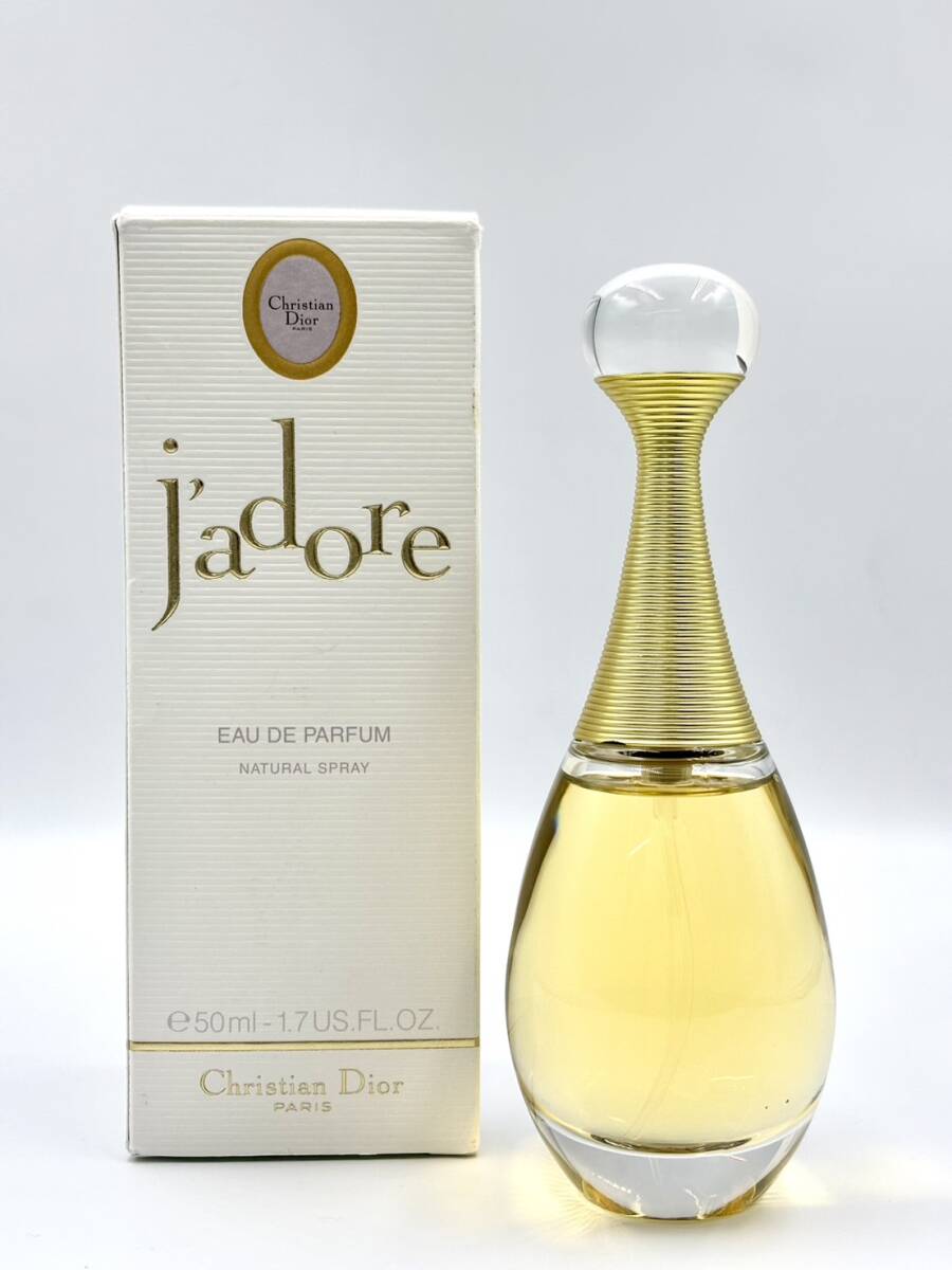 ◎【売り切り】1円 Christian Dior ディオール 香水 jadore ジャドール オーデパルファム EDP 50ml 残量9割 レディース フレグランス ◎_画像1