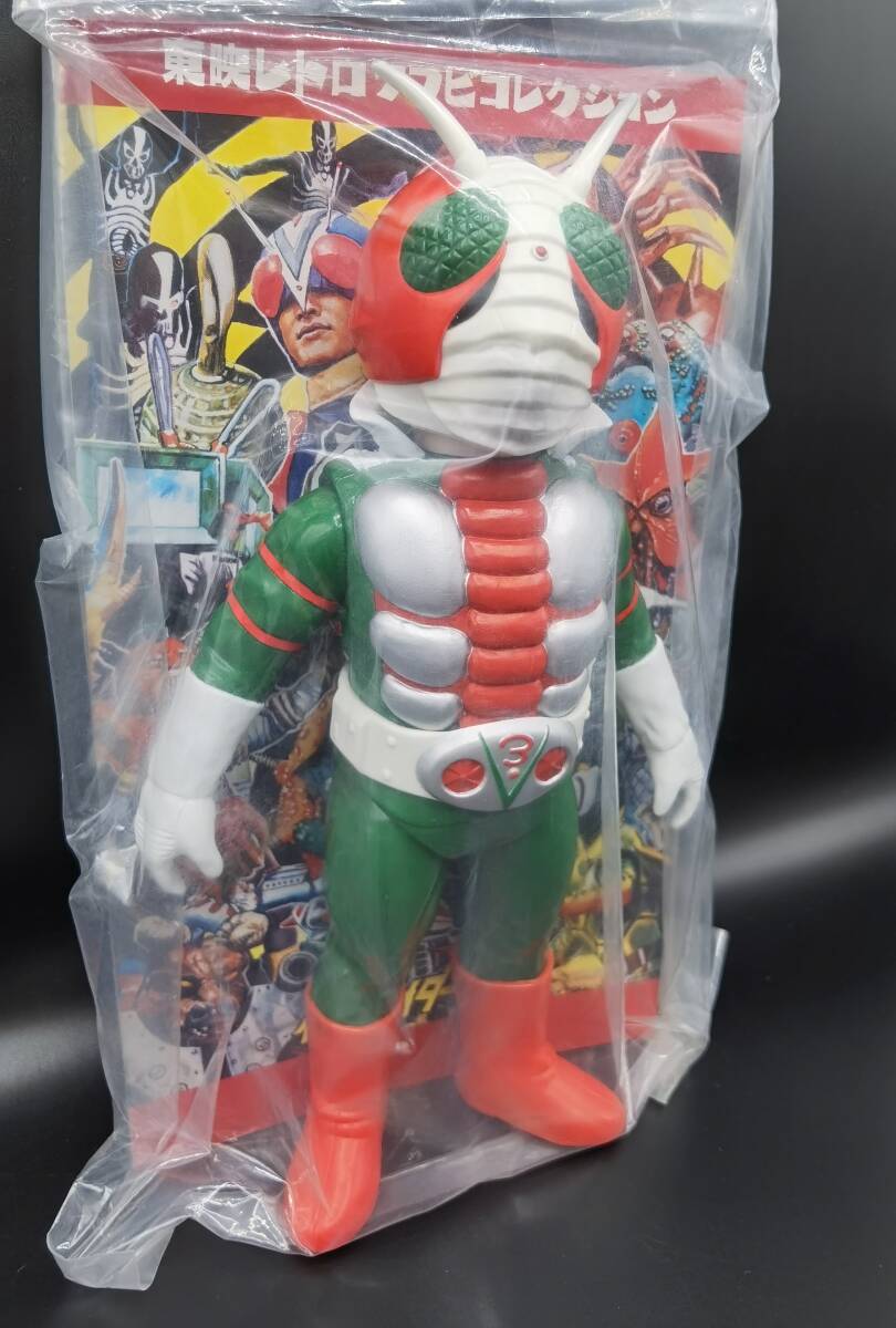 [407] Kamen Rider V3 |meti com игрушка | * sofvi ( нераспечатанный )| 1 иен старт | Yupack 80 размер | пятница отправка 