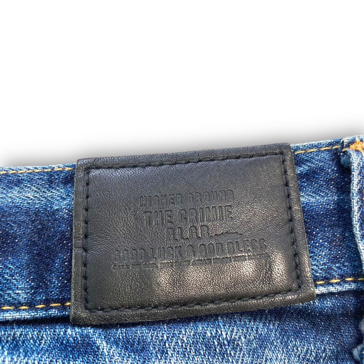 【THE CRIMIE】BORN FREE SLIM STRAIGHT SELVAGE STRETCH DENIM 6P PANTS クライミー ストレッチユーズド加工 赤耳デニムパンツ ジーンズ_画像10