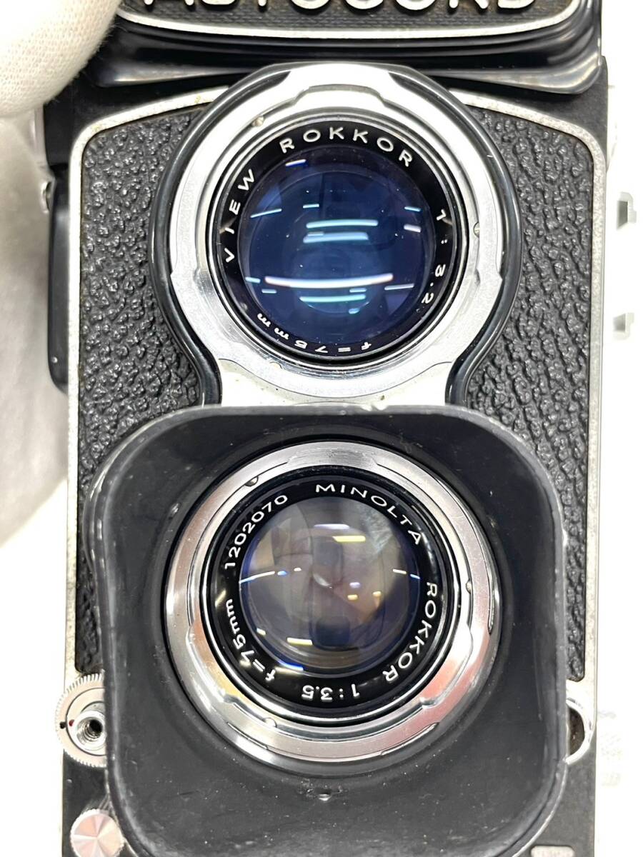 D6864*20　MINOLTA　ミノルタ　AUTOCORD　オートコード　CITIZEN-MVL　1:3.2 f=75㎜　1:3.5 f=75㎜　二眼レフカメラ_画像5