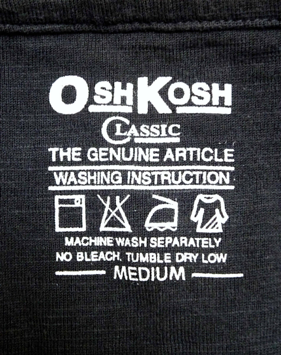 *Osh kosh Oshkosh /. воротник * воротник-стойка * тренировочный футболка * long T* светло-серый * размер :M / USED