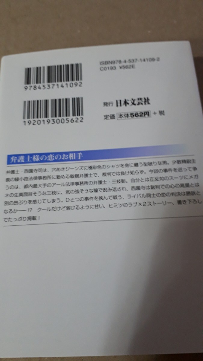 ☆弁護士様の恋のお相手☆   みさと美夕稀／宮沢ゆら     ＫＡＲＥＮ文庫の画像2