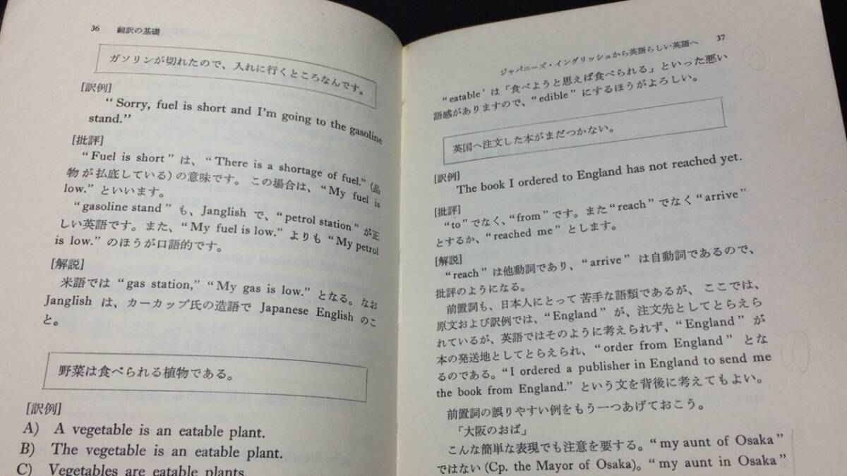 【英語参考書68】『日本文学英訳の優雅な技術』●中野道雄/James.K●全215P/昭和48年●検)文型単語文法長文演習テキスト問題集大学受験_画像6