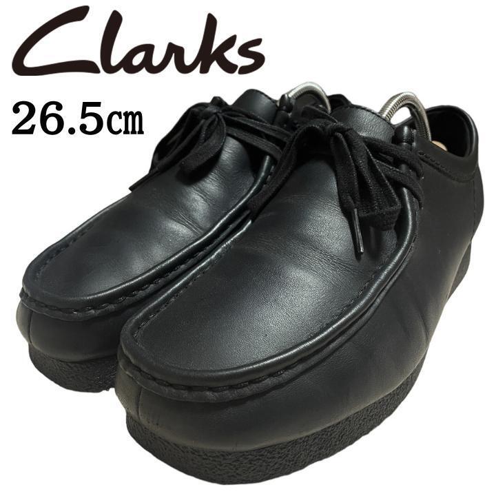 Clarks クラークス ワラビー スムースレザー ブラック サイズUK7 Clarks クラークス ワラビー スムースレザー ブラック サイズUK7