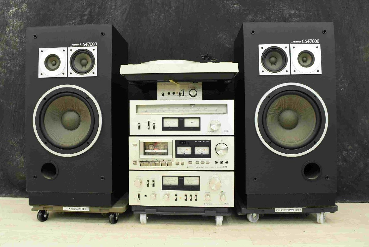 F*Pioneer Pioneer PL-340/TX-7800II/SA-7800II/CT-405/MA-10R/CS-F7000 system player * present condition goods *