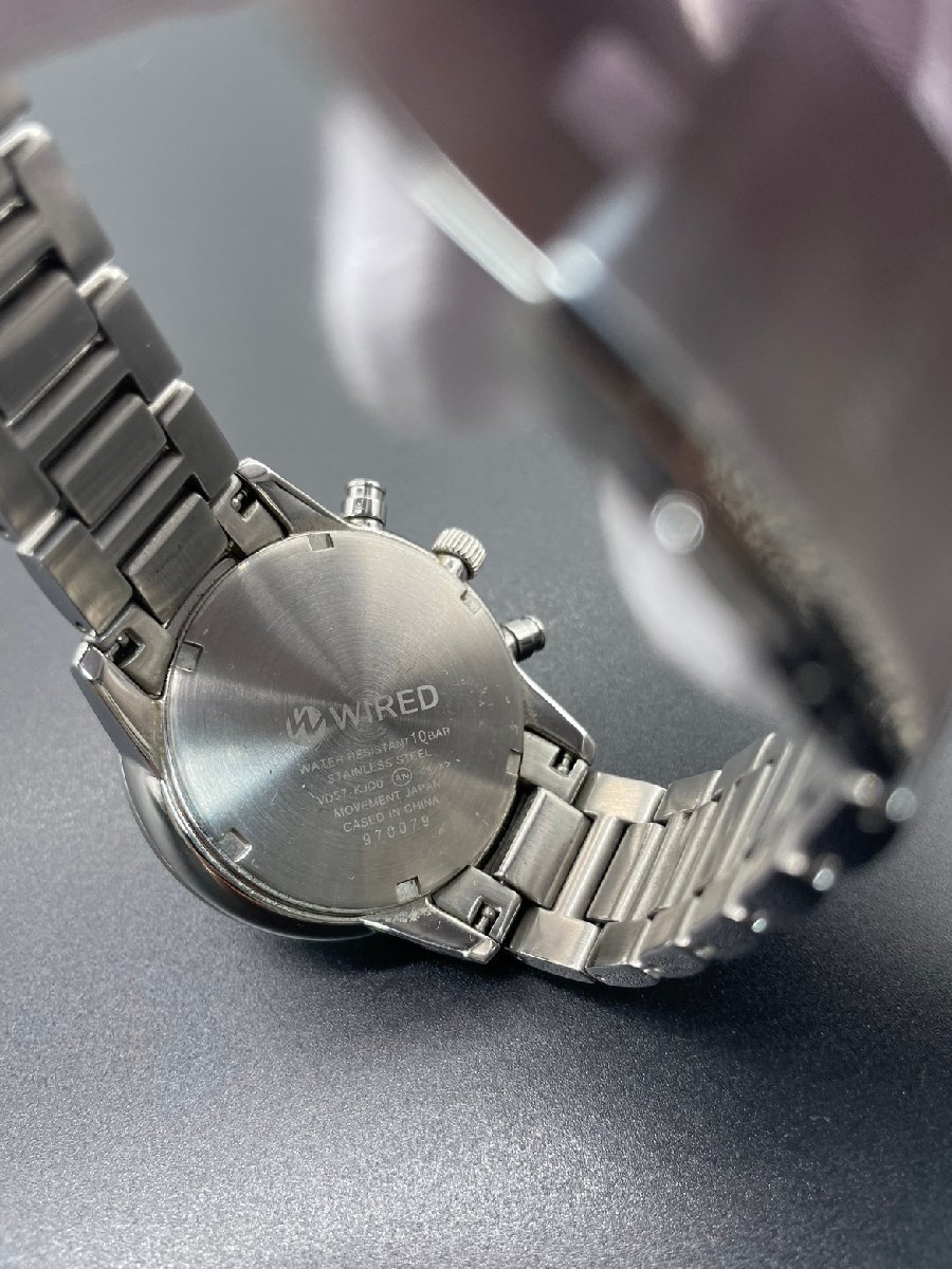 1円スタート　セイコー　SEIKO　ワイアード　VD57－KJD0　メンズ腕時計　ジャンク品　_画像6