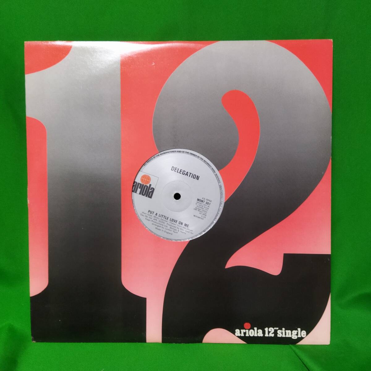 12' レコード Delegation - You And I / Put A Little Love On Me_画像1