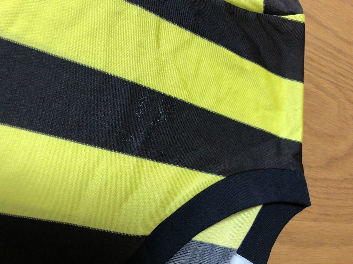 プーマPUMA 年代物　ヴィンテージユニフォーム　LLくらい　長袖　良デザイン　黒×黄色　21-0921-01_画像2