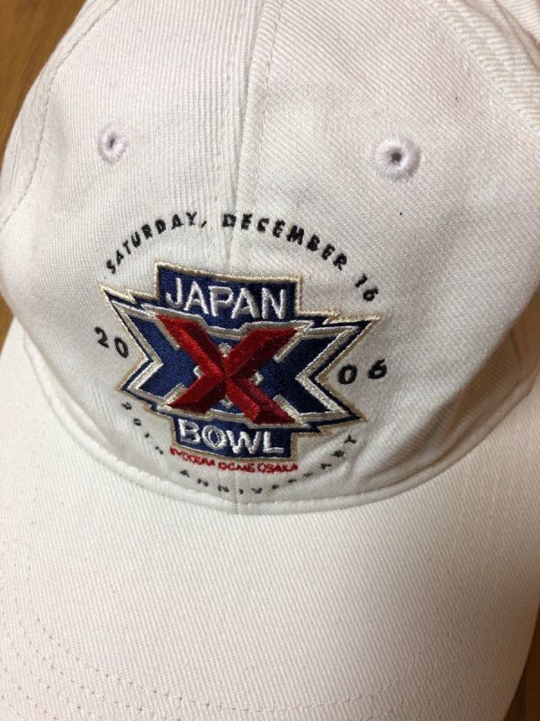 JAPAN X BOWL Xリーグ 日本アメリカンフットボールリーグ　帽子　キャップ　ミズノ　F 21-1019-07_画像2