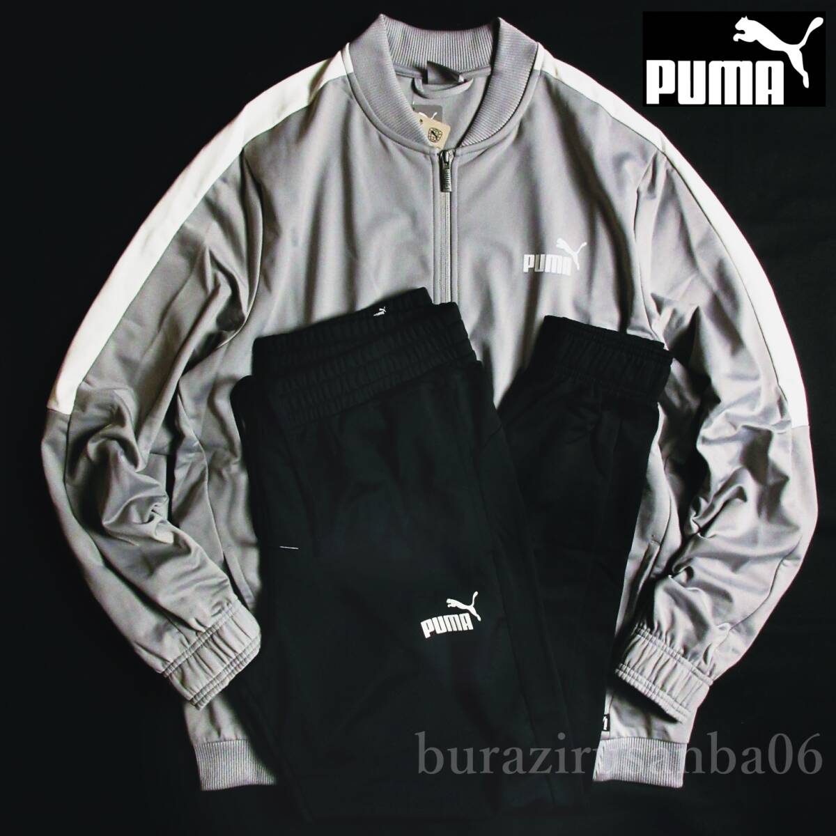 メンズ M◆未使用 PUMA プーマ トレーニング ジャージ 上下セット ジャージジャケット ジャージパンツ セットアップ トレーニングスーツ_画像1