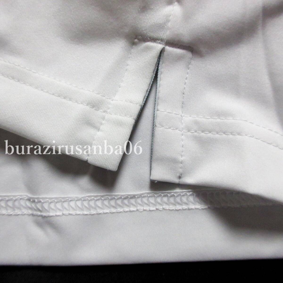  men's L* unused PUMA GOLF Puma Golf border pattern polo-shirt with short sleeves stretch . water speed . material spring summer Golf wear 535136-05 white 