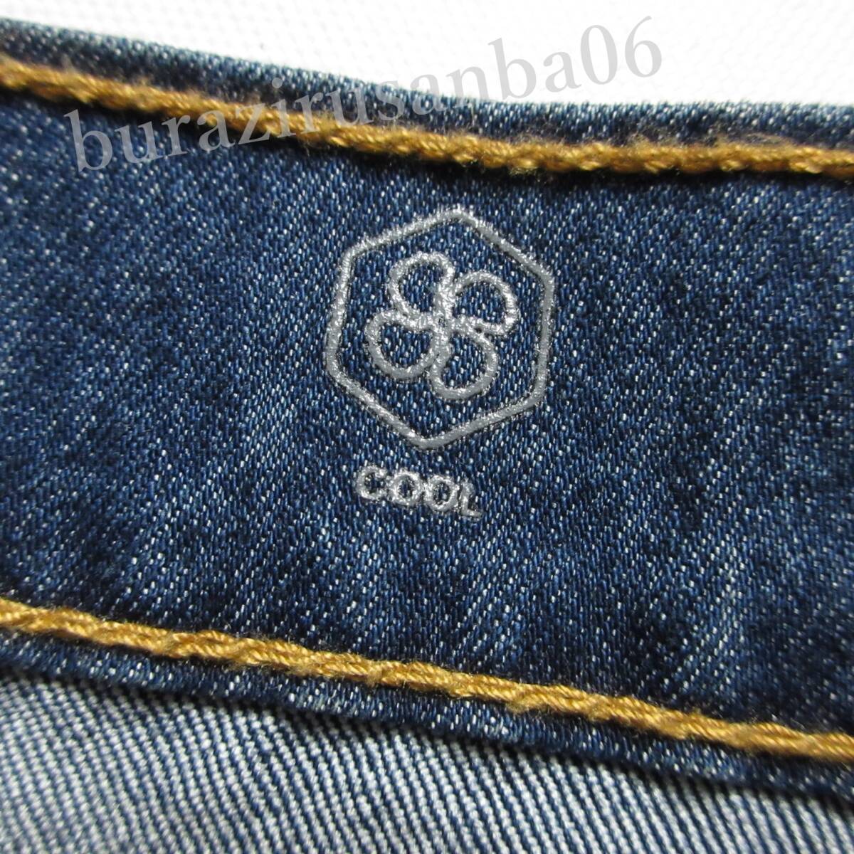 W34◆未使用 定価10,450円 Levi's リーバイス 505 COOL デニムパンツ ジーンズ ストレート ストレッチ 春夏 速乾 涼しいデニム 00505-2624_画像4