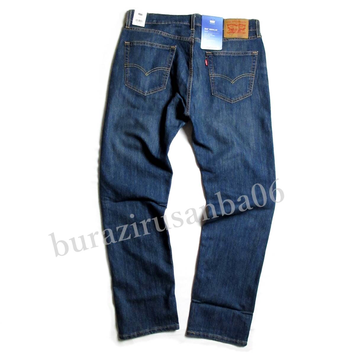 W33◆未使用 定価10,450円 Levi's リーバイス 505 COOL デニムパンツ ジーンズ ストレート ストレッチ 春夏 速乾 涼しいデニム 00505-2624_画像6