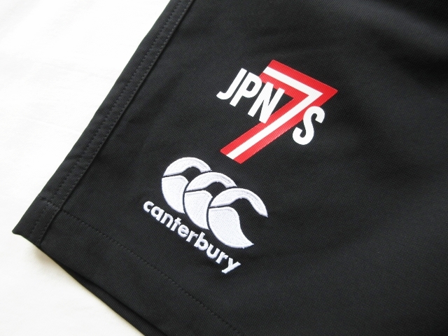 メンズ XL 未使用 カンタベリー ラグビー セブンズ日本代表 選手支給品 プラクティス ハーフパンツ R20010SV JAPAN PRACTICE LONG SHORTSの画像3