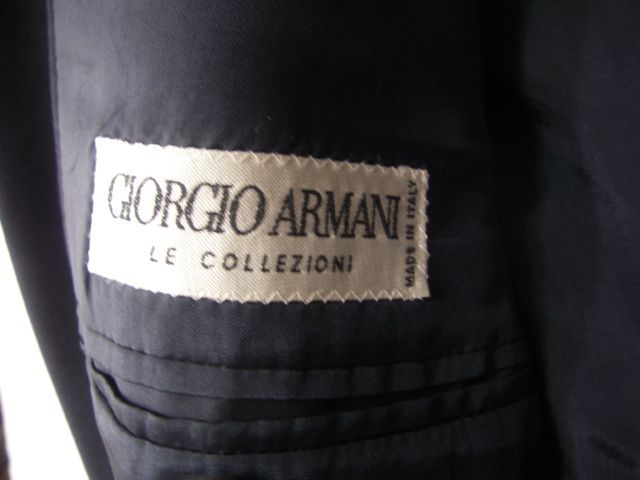 1417 GIORGIO ARMANIjoru geo * Armani men's suit dark blue ceremonial occasions also possible to use!