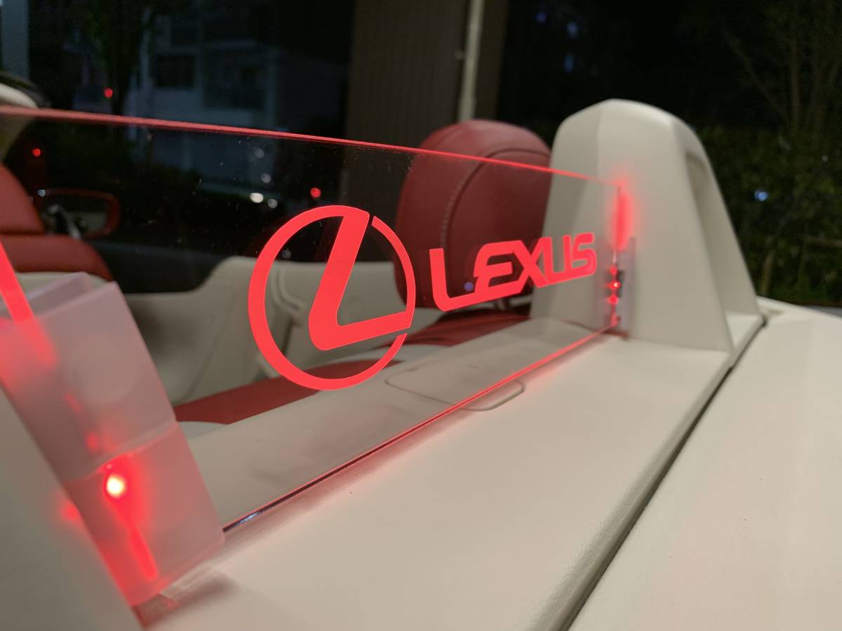 valkyrie style Lexus ISC is250c is350c exclusive use Wind deflector LEXUS character remote control attaching lexus is-c LED red.,.,.,.,