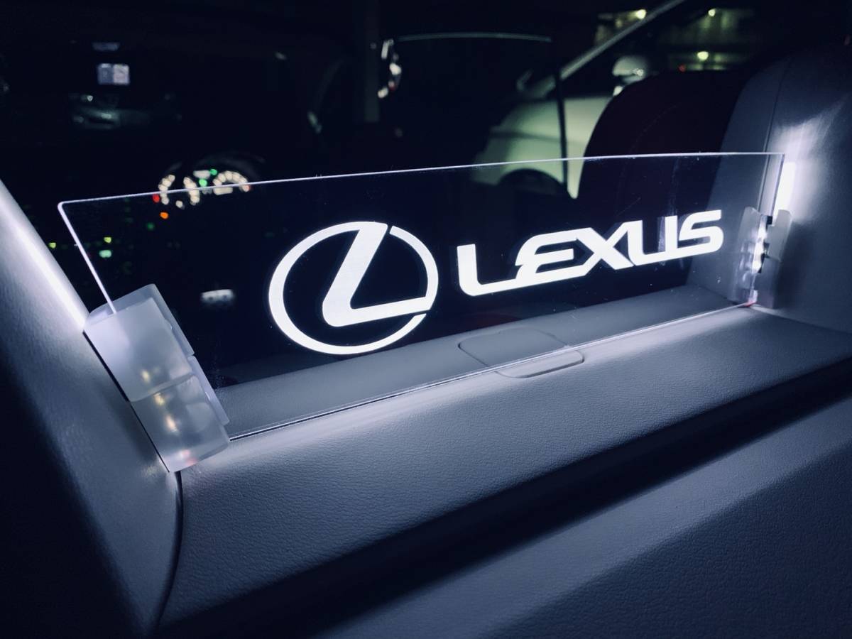 valkyrie style レクサス ISC is250c is350c 専用　ウィンドディフレクター　LEXUS文字　リモコン付き　lexus is-c 　LED白./_画像2