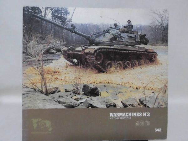 洋書 M60A3パットン ディテール写真資料本 WARMACHINES No.3 MILITARY PHOTO FILE M60A3 バーリンデン Publications1990年発行[1]B2155_画像1
